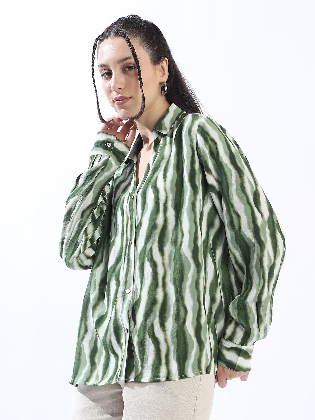 High Star Spring Summer Comfort Printed Casual Shirt
