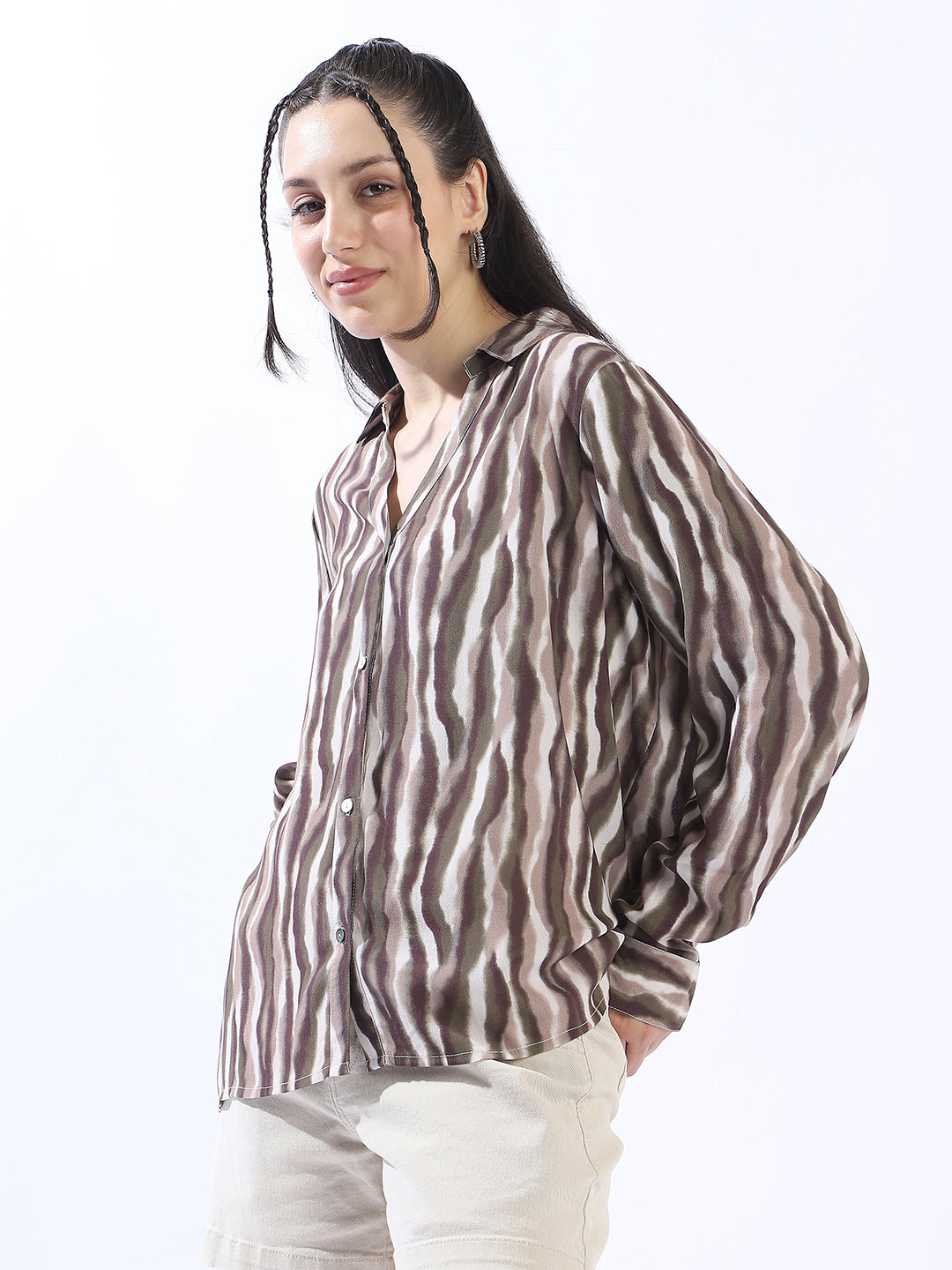 High Star Spring Summer Comfort Printed Casual Shirt