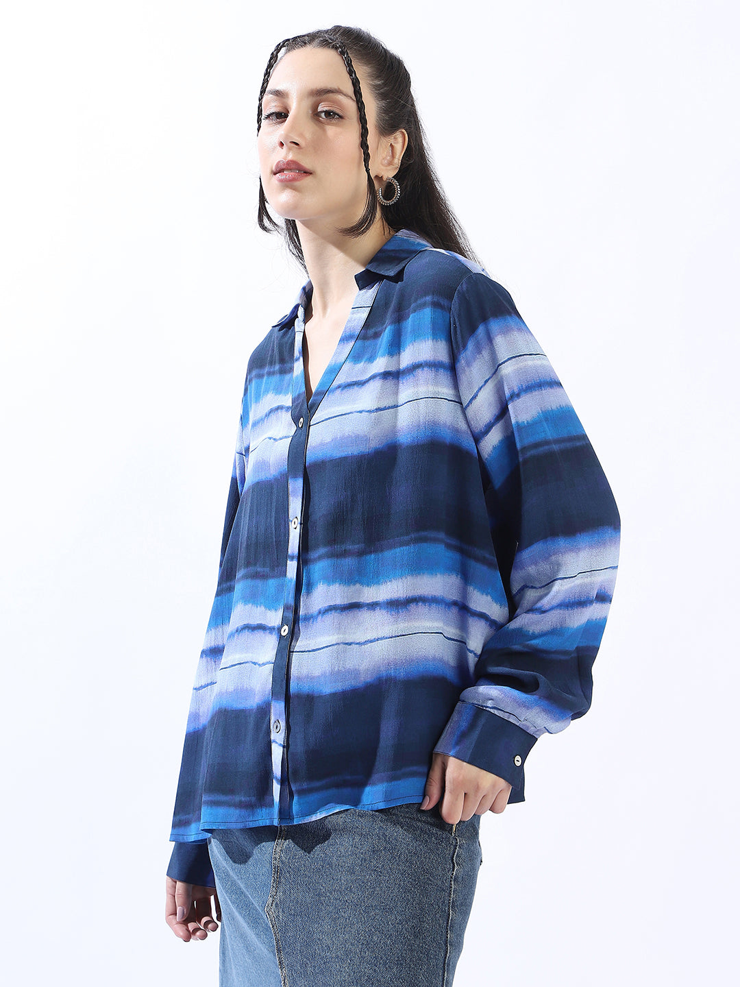 High Star Spring Summer Comfort Printed Casual Shirt