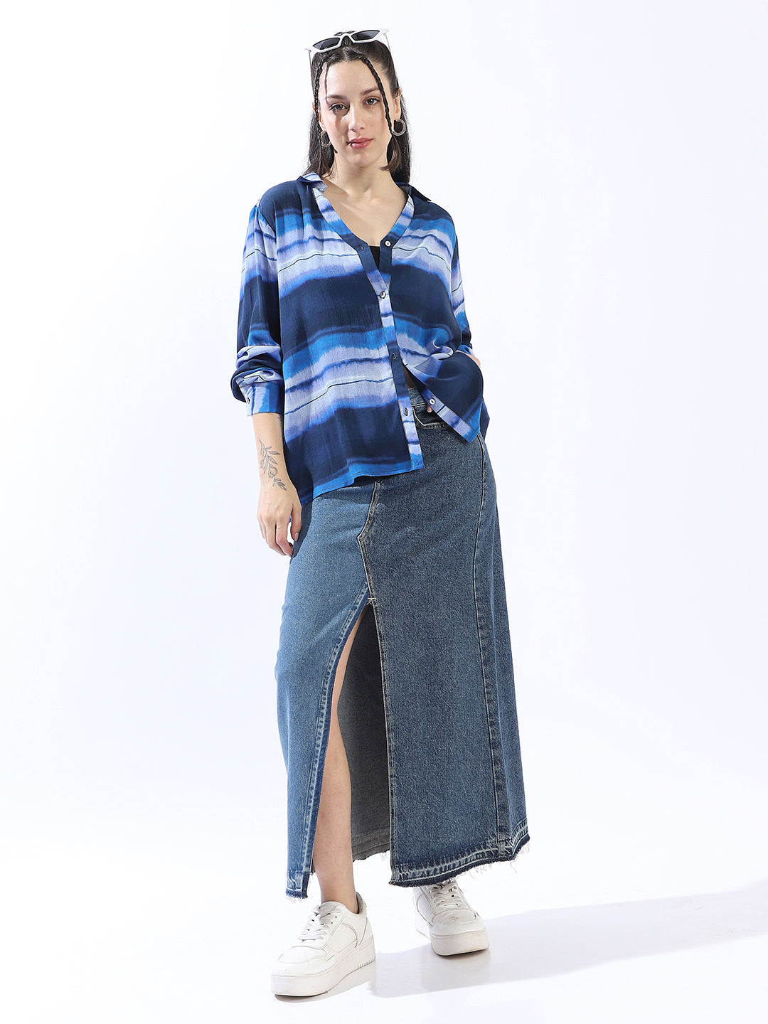 High Star Spring Summer Comfort Printed Casual Shirt