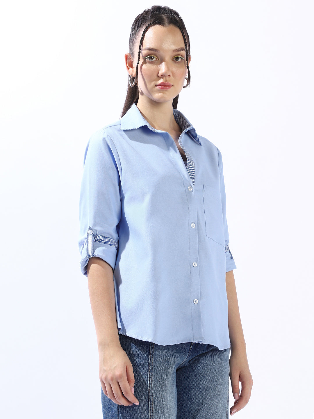 High Star Women Custom Colourblocked Casual Shirt