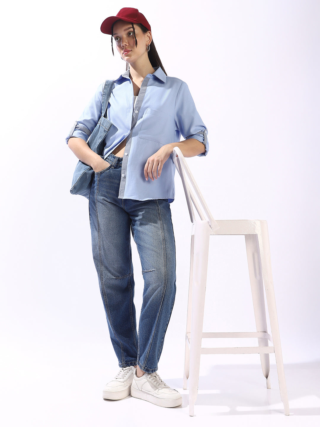 High Star Women Custom Colourblocked Casual Shirt
