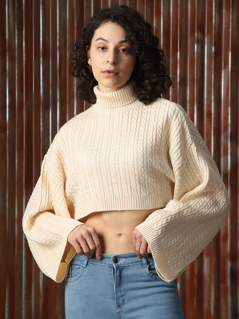 トップス Summer High Neck Knitted Pullover Buy Women Pullover Sweater Casual Short Long Sleeve High Collar