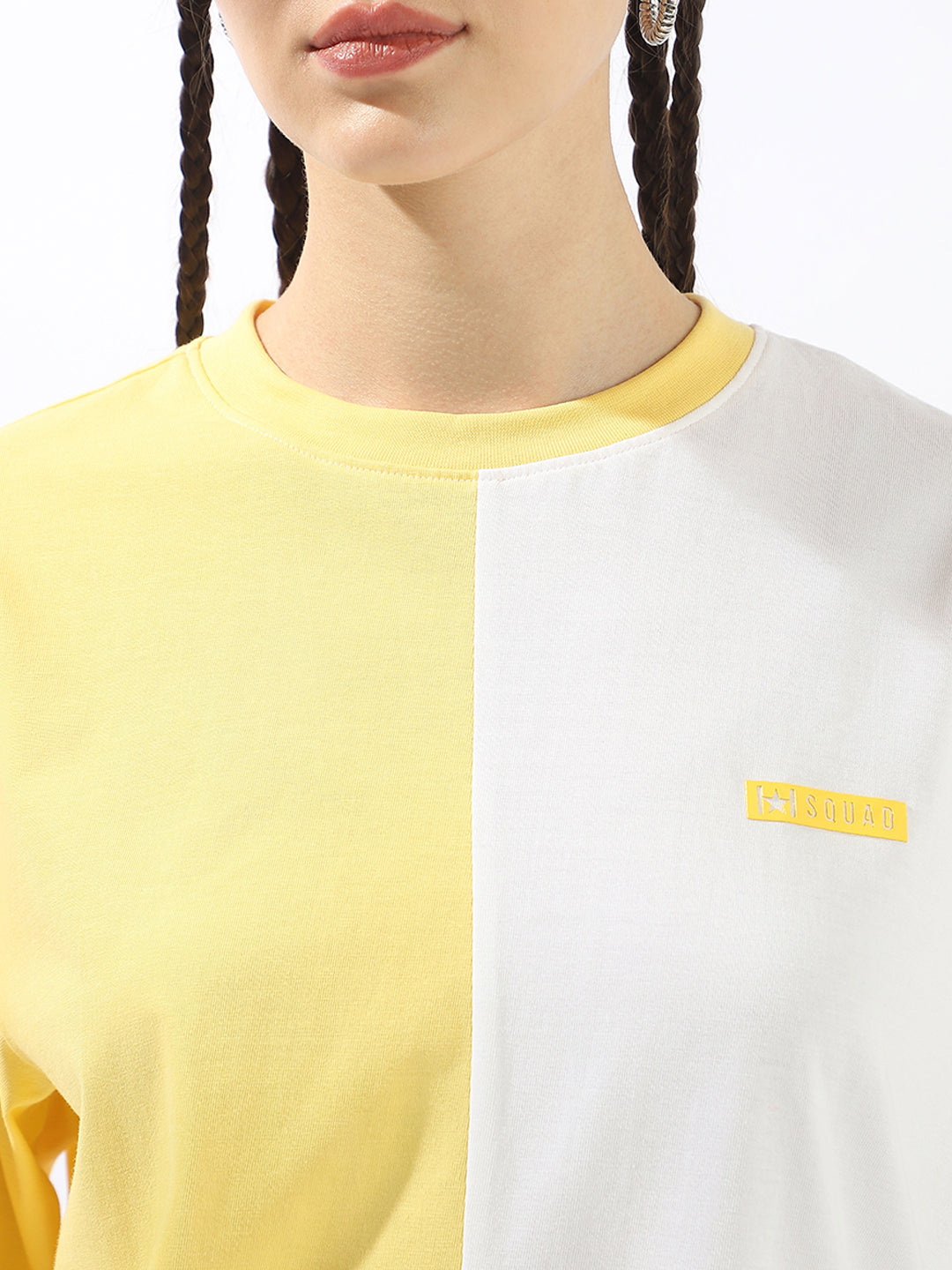 High Star Colourblocked Cotton T-shirt