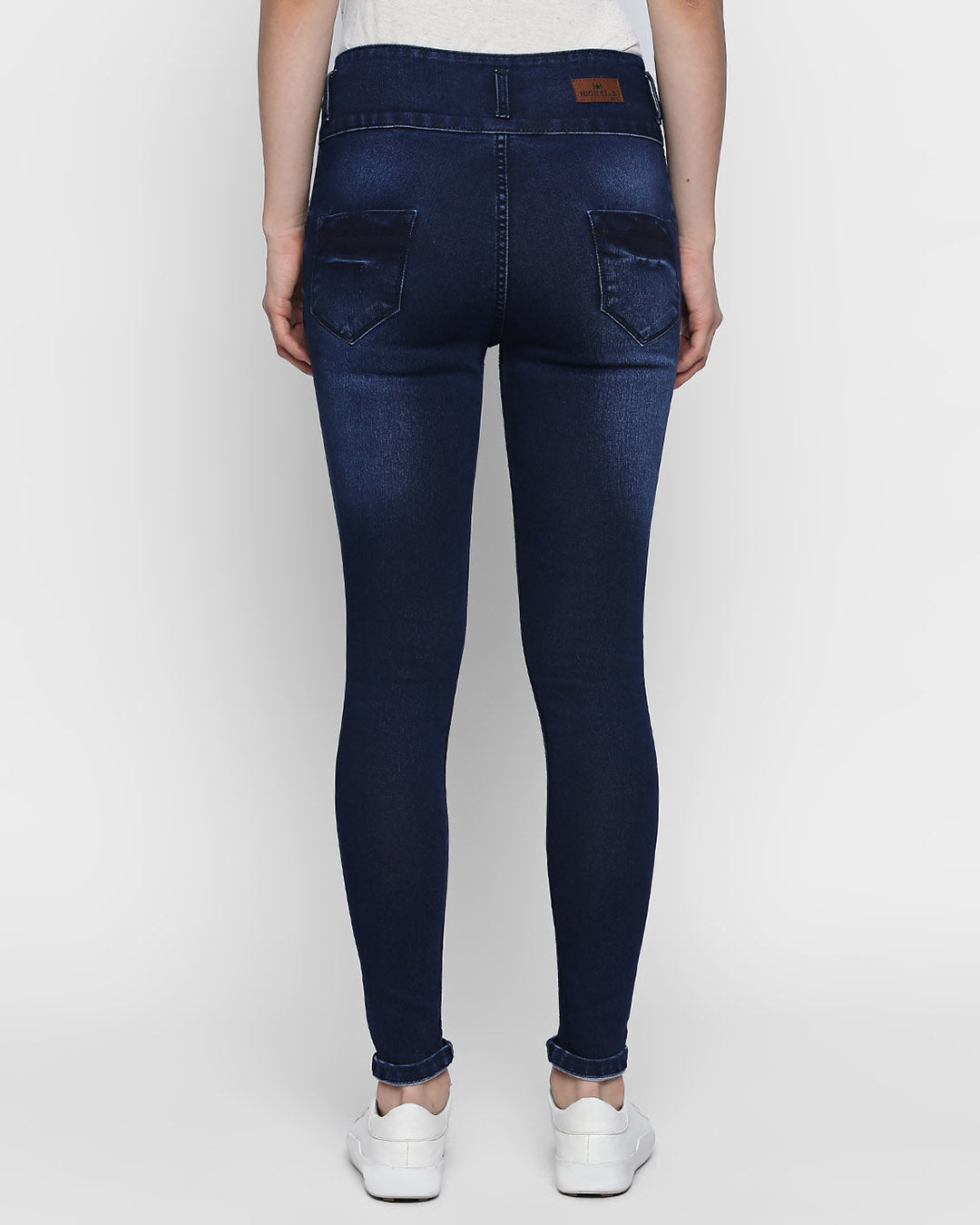 Women Blue Slim Fit High-Rise Clean Look Stretchable Jeans